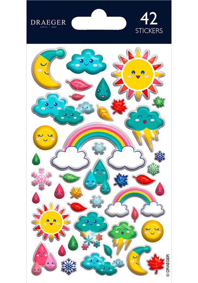 Stickers Draeger 3D M&eacute;teo 42u