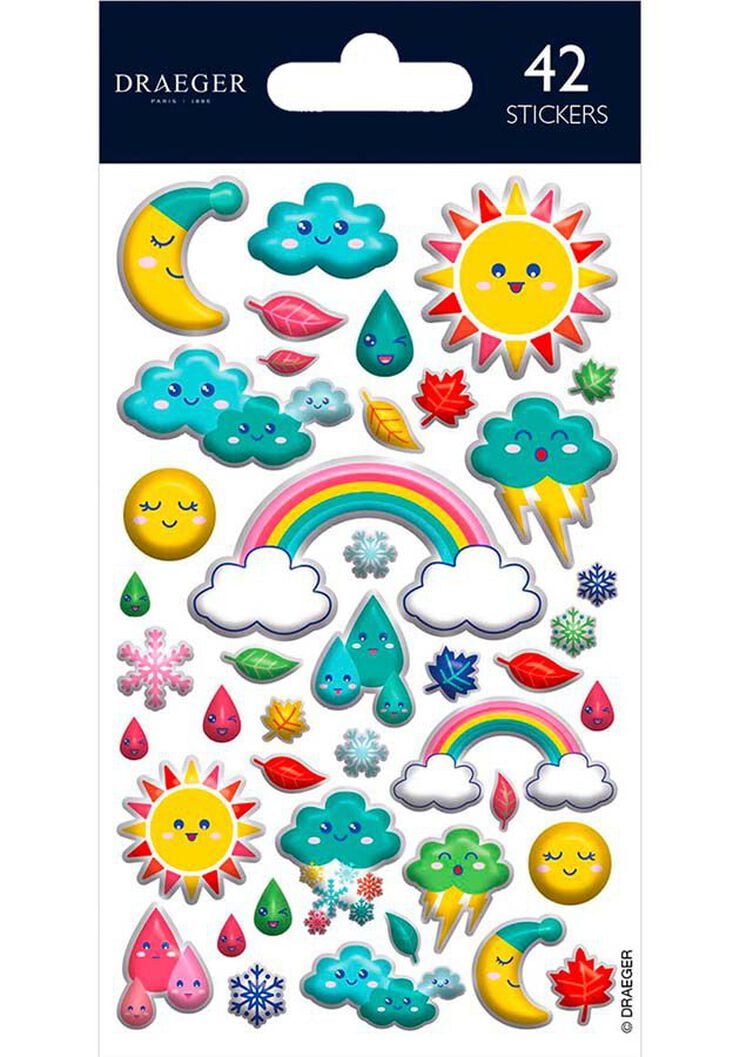 Stickers Draeger 3D M&eacute;teo 42u