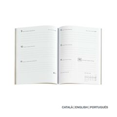 Agenda Miquelrius Journal 12x16 sem/vista catalán 2026 Luxor negro