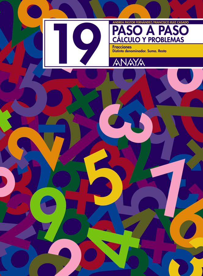 Matem&aacute;ticas 19 Paso A Paso Primaria