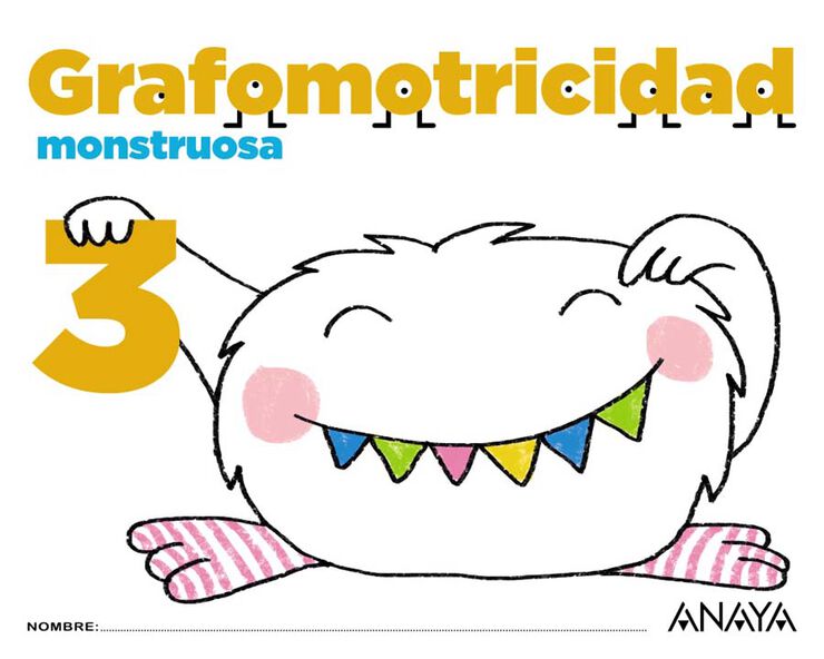 Grafomotricidad Monstruosa Infantil 5 Años