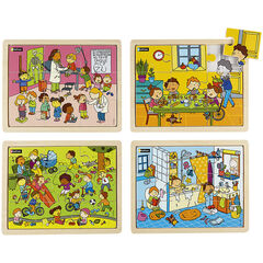 Puzzles crecer con salud