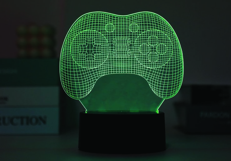Itotal Let's Play Lámpara 3D mando Itotal Let's Play Lámpara 3D mando