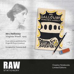 Libreta A5 Raw Stationery Primera Edición Mrs Dalloway