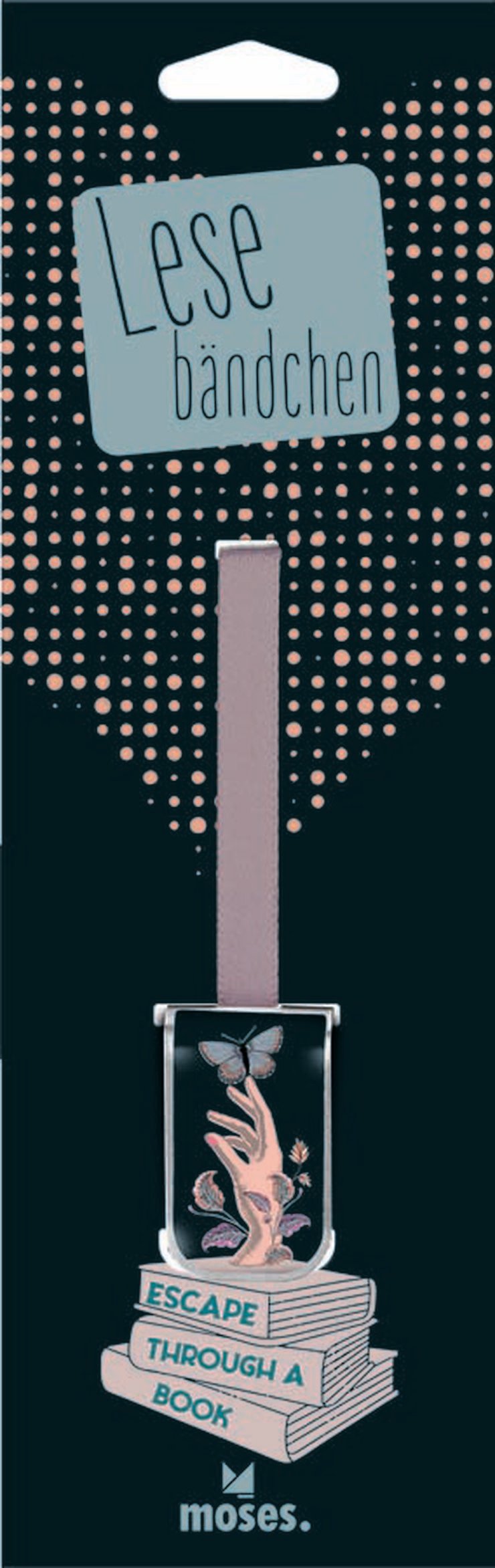 Punt de Llibre met&agrave;l&middot;lic + Cinta Escape