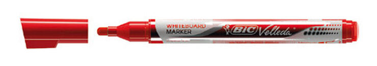 Retolador pissarra Bic Velleda Vermell 12 unitats