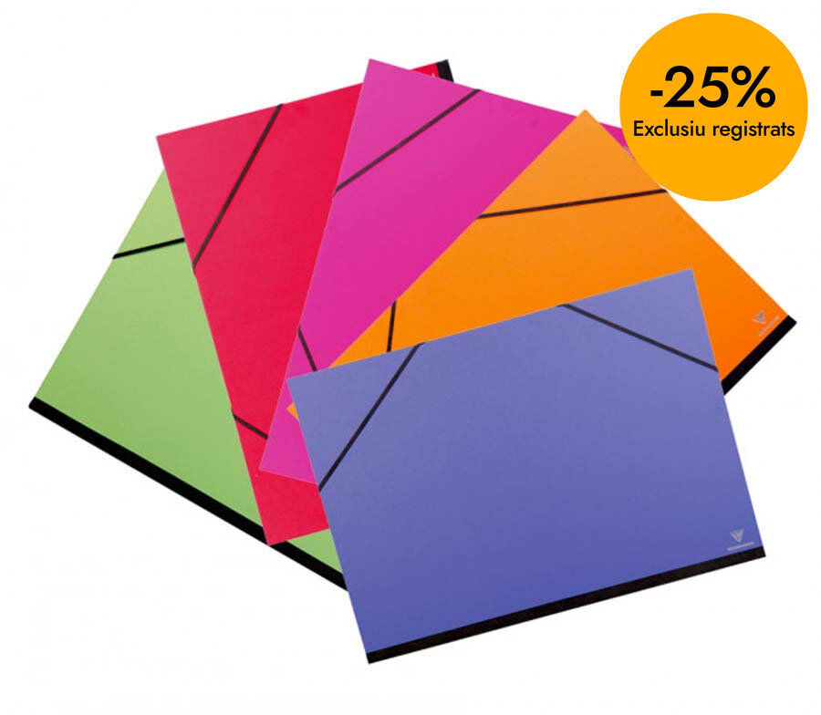 Carpeta dibuix A3 Clairefontaine colors assortits