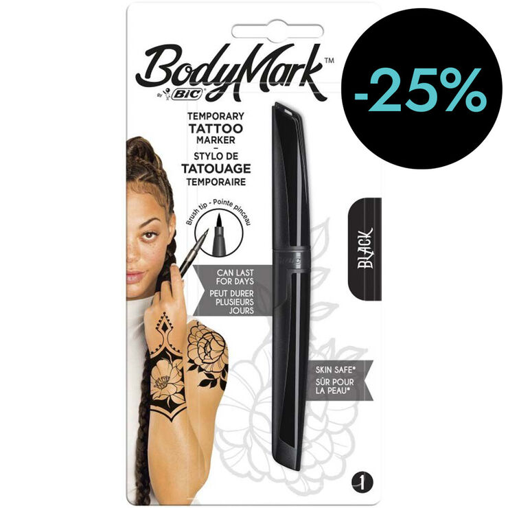 Marcador Bic Tattoo Bodymark negre