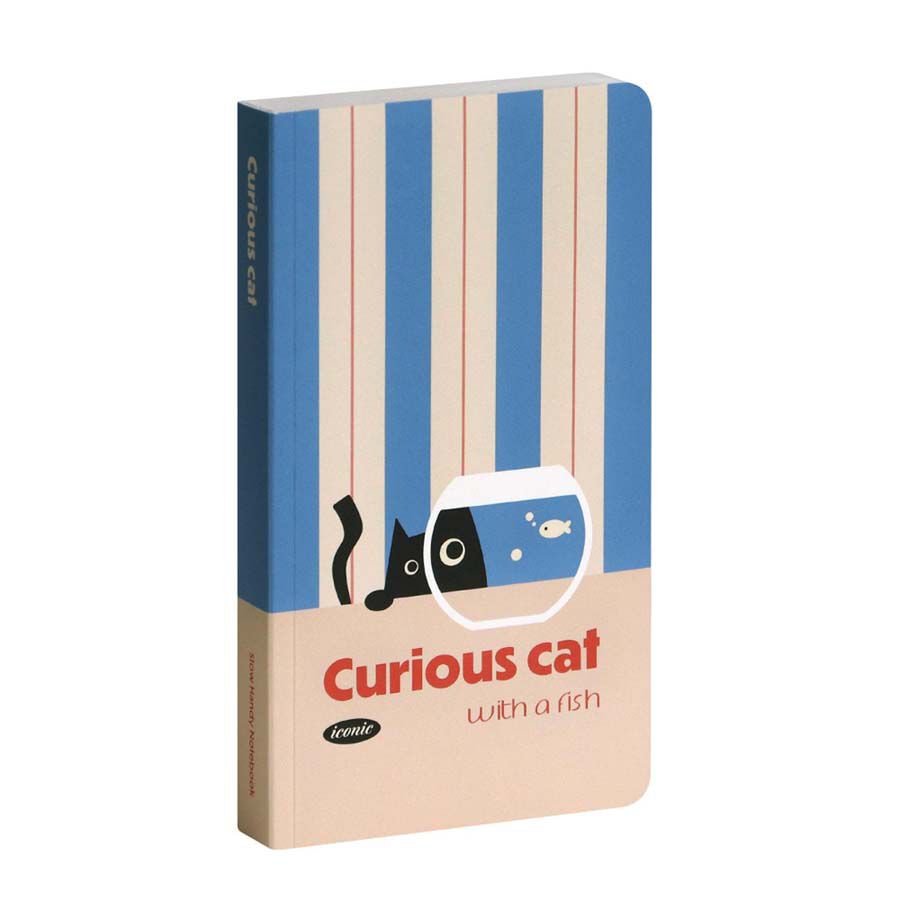 Cuaderno A5 rayado Curious Cat