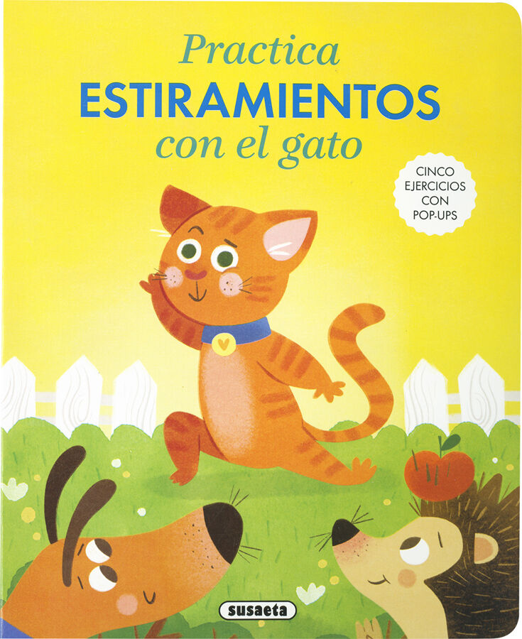 Practica estiramientos con el gato
