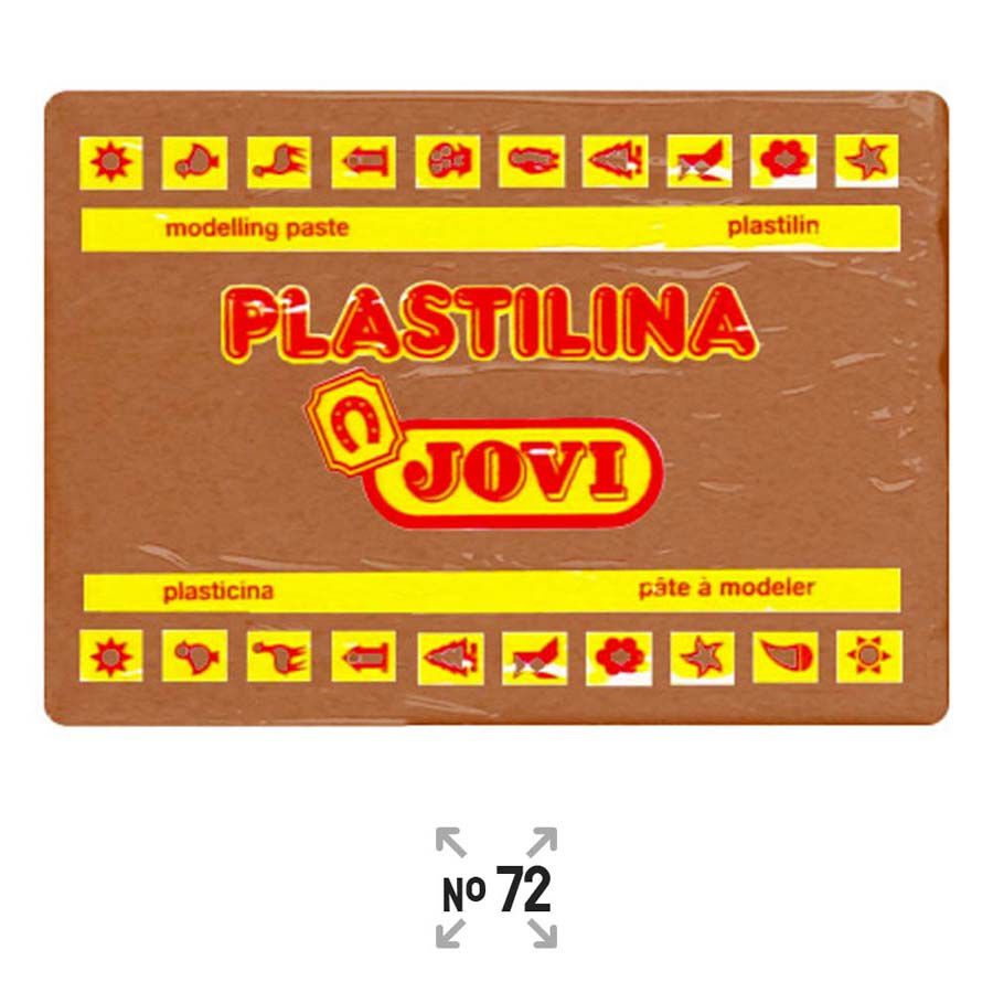 Plastilina Jovi 350g marr&oacute;n