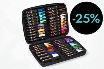 Maletín Posca Premium 40 piezas