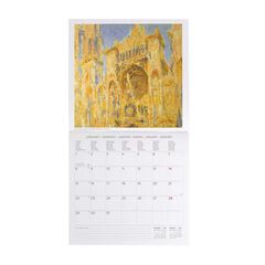 Calendario pared Legami 30X29 2024 Claude Monet