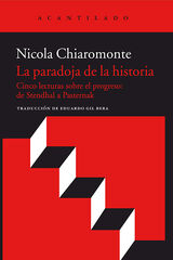 PARADOJA DE LA HISTORIA, LA PARADOJA DE LA HISTORIA, LA