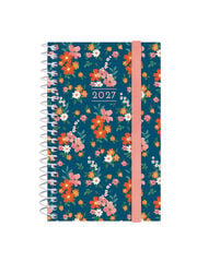 Agenda Finocam Design Collection Semana Vista Horizontal 2027 Catal&aacute;n Flora