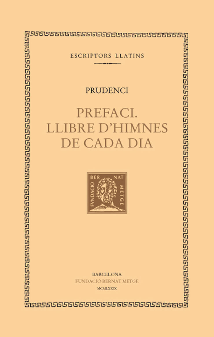 Prefaci. Llibre d'himnes de cada dia