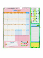 Calendario Pared Finocam 16M Plus Castellano 2026-27 Familiar