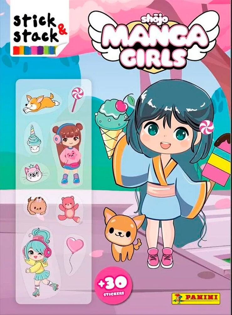 Manga girls (Shojo) - Stick & Color nº 306