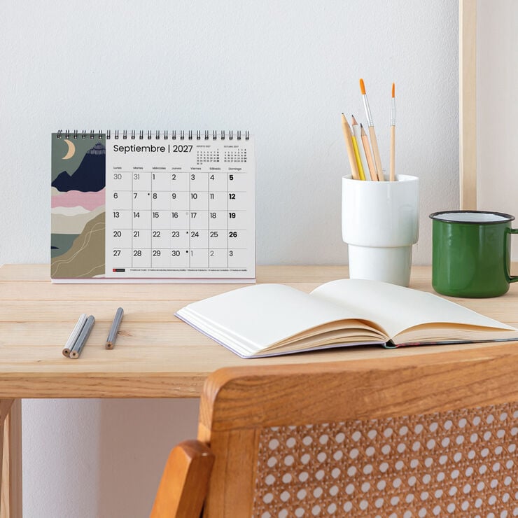 Calendario Miquelrius Mesa A5 Castellano Cims 2027