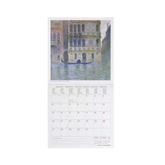 Calendario Pared Legami m/vista 2025 Claude Monet
