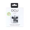 Auriculares USB DCU Tipo C Stéreo Negro