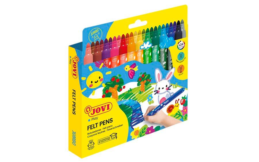 Rotuladores Jovi Maxi 24 colors