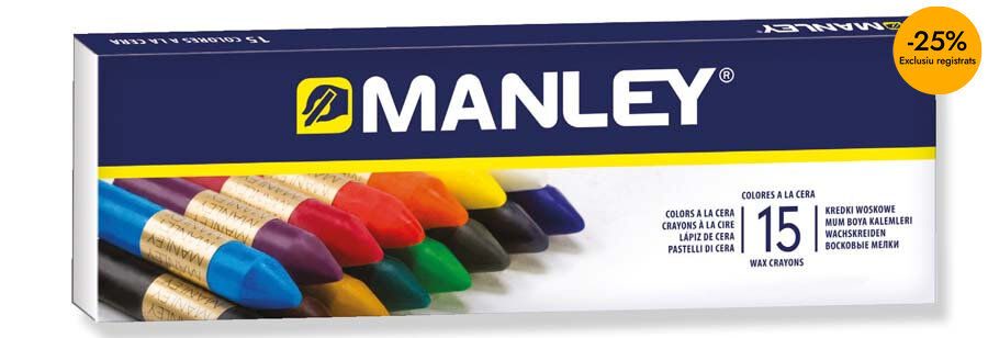 Ceras grasas Manley-115 15 colores