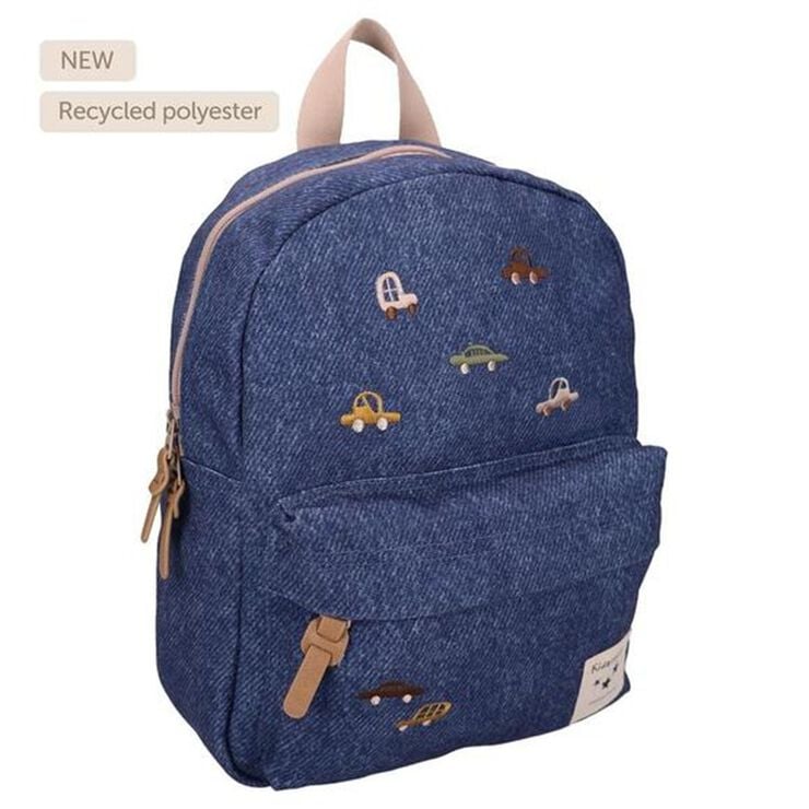 Mochila Kidzroom Denim Coches
