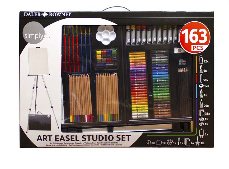 Set Art Essential Daler-Rowney-Rowney 163 Piezas