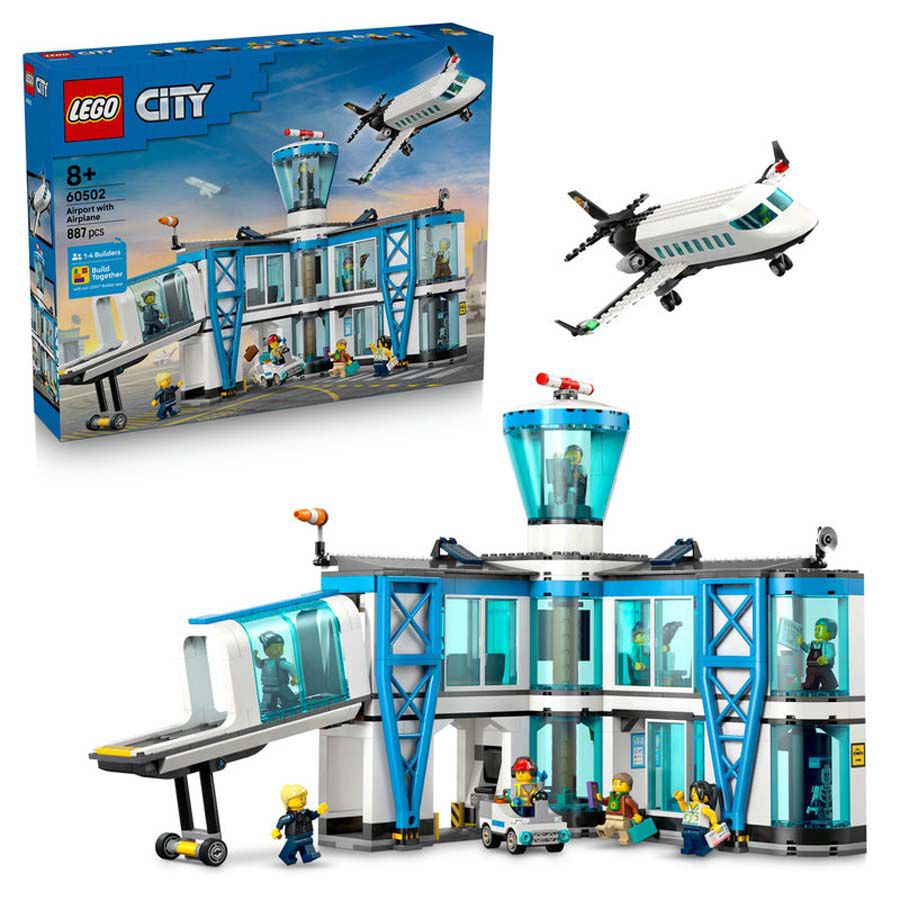 LEGO&reg; City Aeropuerto con Avi&oacute;n 60502