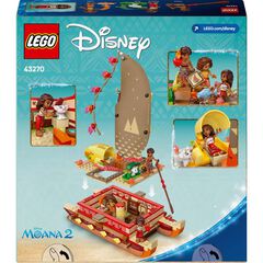 LEGO® Disney Princess Canoa de Aventuras de Vaiana 43270