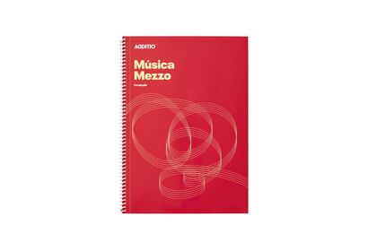 Cuaderno de música Additio Música mezzo Cuaderno de música Additio Música mezzo