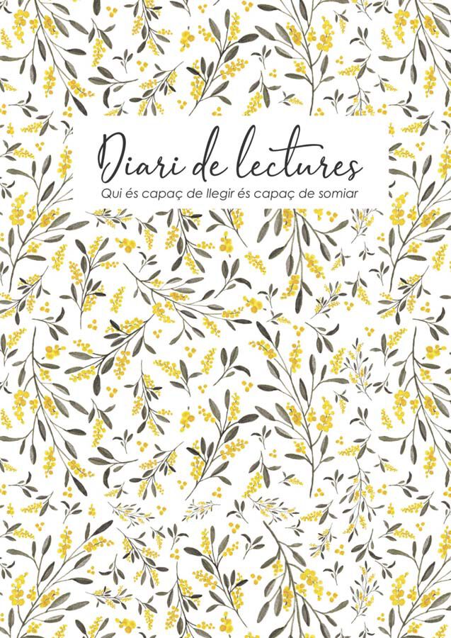 Diari de Lectures adult Drapets Flors Mimosa