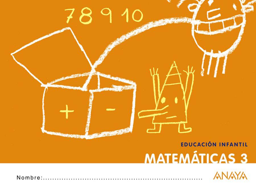 Matem&aacute;ticas 3 Infantil