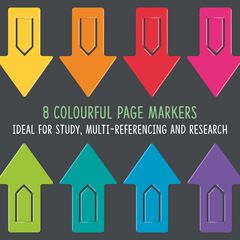 Marcapáginas Flechas colores 8u