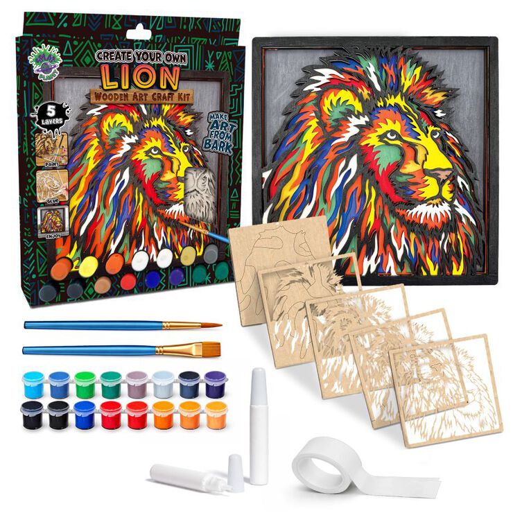 Kit Art en Fusta Splat Planet Model Lle&oacute;