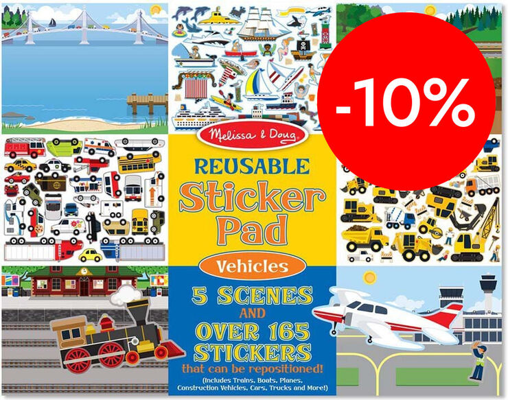 Libro de Pegatinas - Veh&iacute;culos