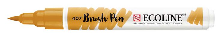 Retolador Ecoline Brush Pen ocre fosc 407