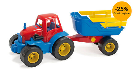 Tractor con remolque Dantoy