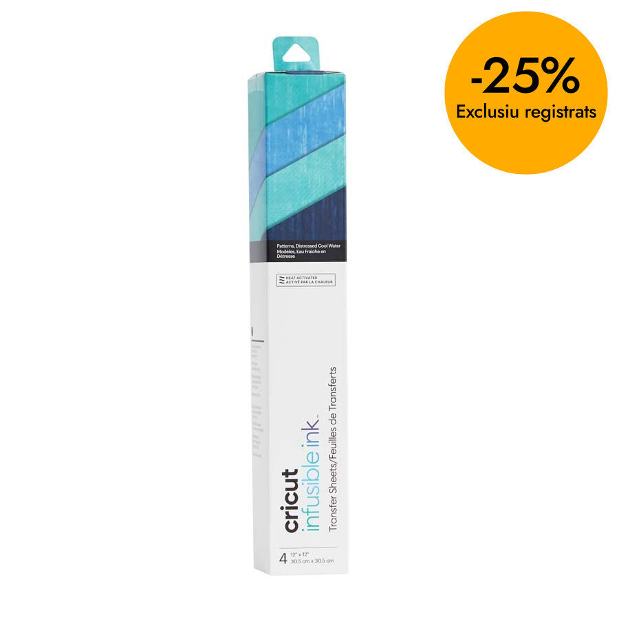 Infusible Ink Coolwater 4 hojas 12x12cm