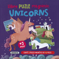 Llibre puzle magnètic Unicorns Llibre puzle magnètic Unicorns