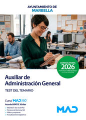Auxiliar de Administraci&oacute;n General del Ayuntamiento de Marbella. Test del temario
