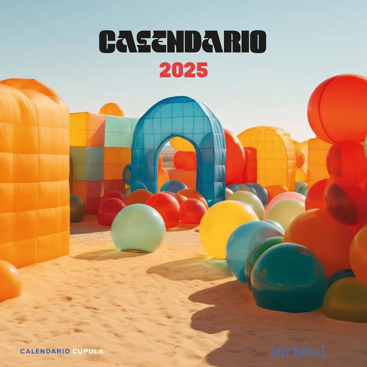 Calendario pared castellano 2025 Coco Dávez