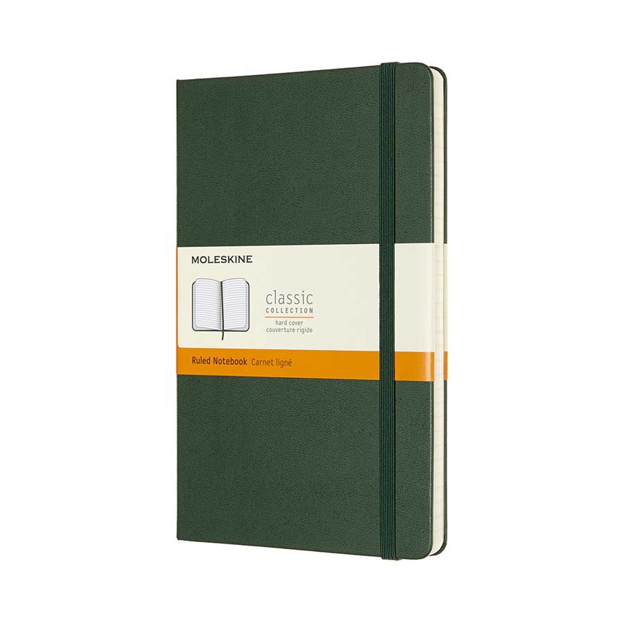 Libreta Moleskine L Verde Raya