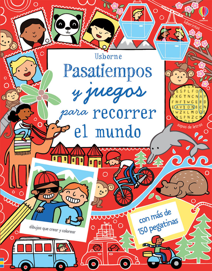 Pasatiempos y juegos para recorrer el mundo