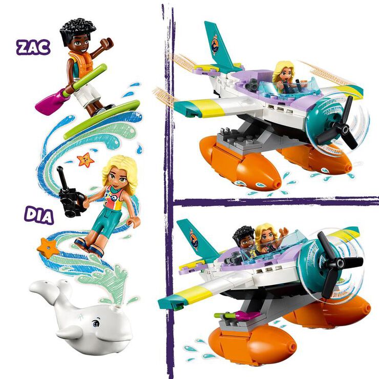 LEGO® Friends Avió de Rescat Marítim 41752