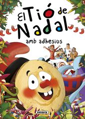 El Tió de Nadal amb adhesius El Tió de Nadal amb adhesius
