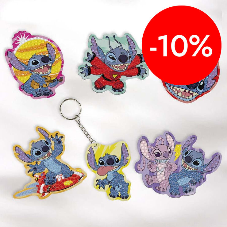 Llavero y Imanes Stitch