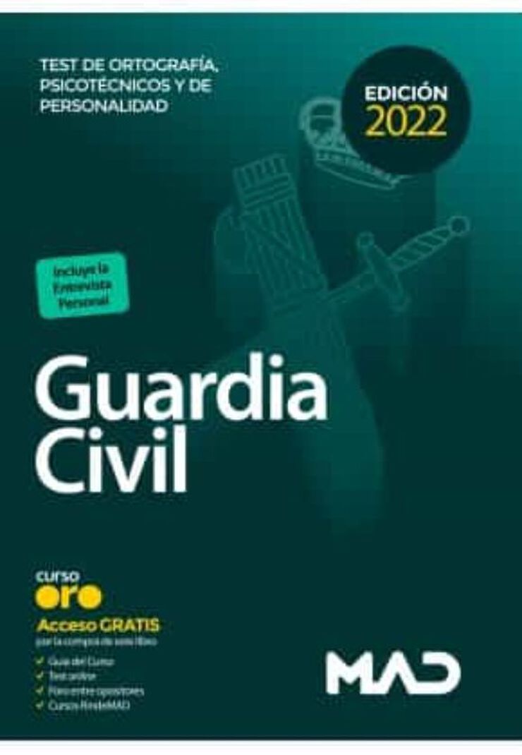 Guardia Civil. Test de Ortografía, Psicotécnicos y de Personalidad