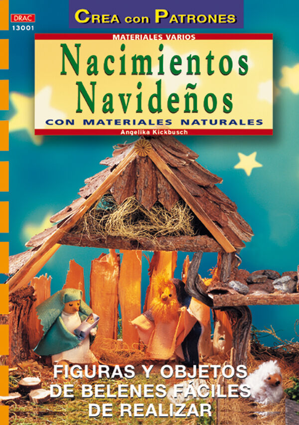 Nacimientos navide&ntilde;os con materiales nat